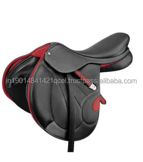 Smartly Design Couro Salto Inglês Riding Horse Saddle Couro Dressage Horse Saddle De Fornecedor Indiano