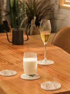 Handmade <b>Ceramic</b> Eco-Friendly Modern Round <b>Coasters</b> Set-High Quality - Product Image 3