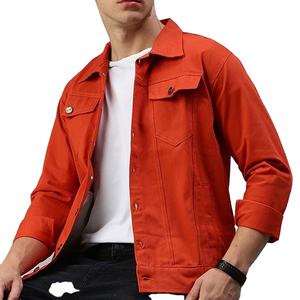 Nouveau modèle de veste en jean d'extérieur pour homme coupe-vent d'hiver uni et décontracté style High Street avec service OEM ODM 2026 - Product Image 4