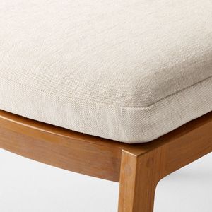 Silla de Comedor Artesanal de Madera de Teca y Ratán Ecológica con Respaldo Detallado y Diseño de Marco Moderno para Uso Interior/Exterior en Apartamentos - Product Image 6