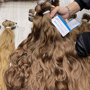 Cheveux naturels ondulés avec diverses couleurs, trame de cheveux doublement tirée, cheveux humains vietnamiens de haute qualité, extensions de cheveux prêtes à être expédiées - Product Image 4