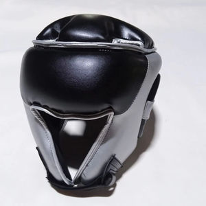 Protège-tête de boxe portable en cuir PU respirant de qualité supérieure, meilleur prix, service OEM/ODM, motif visage, vente chaude - Product Image 1