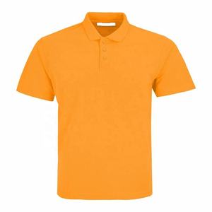 Chemise de golf pour homme en polyester/coton, coupe classique, col en V, manches courtes, avec propriétés de séchage rapide et anti-plis - Product Image 3