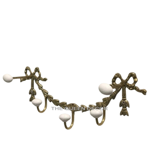 Meilleure vente aluminium métal forme unique laiton finition antique cintre mural pour organisateurs muraux - Product Image 1