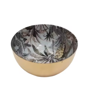 Vajilla de diseño atractivo Catering para servir cuencos de Metal restaurante Mesa decorativa fruta servir cuencos martillados Decoración - Product Image 3