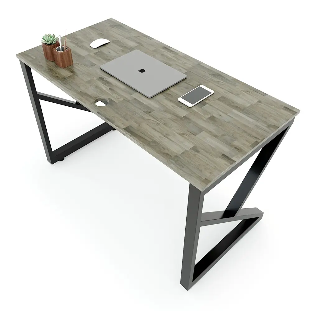 Nouveaux cadres de table design pour bureau Table de jeu Bureau fabriqué par cadre en métal combiné avec du bois de haute qualité