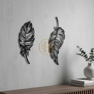 Arte de pared de arquitectura moderna recién decorada, decoración interior de lujo con recubrimiento de polvo de metal para hoteles, restaurantes y dormitorios - Product Image 3