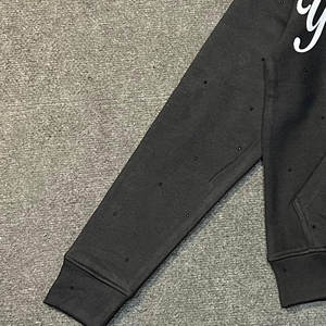 Chándal acampanado Unisex de lana ligera de invierno al por mayor de alta calidad conjunto de 2 piezas logotipo personalizado y diseño transpirable con capucha - Product Image 3