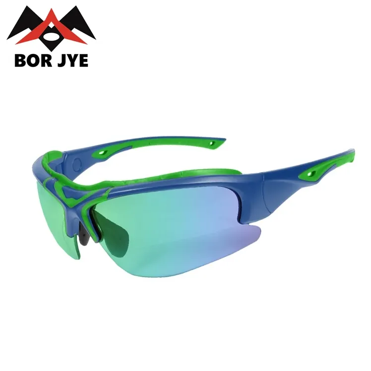 Borjye J111-gafas deportivas de béisbol, lentes verdes de PC, antivaho, diadema cambiable, alta calidad