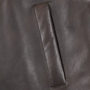 ¡Nueva llegada abrigo de cuero genuino para hombres con mangas completas última colección MOQ bajo a la venta! - Product Image 6