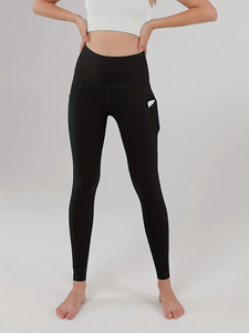 Overoles Transpirables Ecológicos 100% Algodón con Forro Polar y Bolsillos para Mujer - Pantalones Térmicos para Yoga y Ejercicio de Primavera - Product Image 2