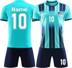 2025 maillot de football Kits de football personnalisés complets Design uniforme fabricant de vêtements maillot de football ensemble vêtements d'équipe ensemble maillot - Product Image 5