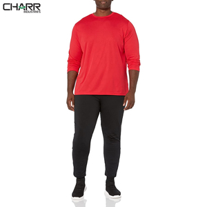 Chemises à manches longues, Logo personnalisé imprimé 100% coton 220 Gsm, quantité décontractée chemises à manches longues pour hommes - Product Image 3