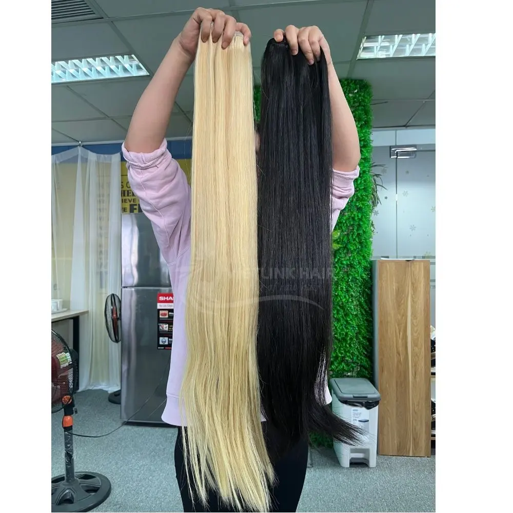 Vietnam esische Straight Hair Bundles Weben Sie Raw Hair Extensions Echthaar No Steaming No Shedding Free Tangled von VietLink