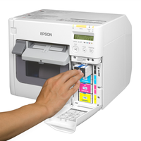 Imprimante d'étiquettes de bureau à jet d'encre ColorWorks C3500 - Garantie 1 an - Coupeur automatique - Ethernet/USB - Vitesse d'impression couleur 103 mm/secondes