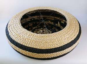 Hot New Design Seagrass Water Hyacinth Stools & Ottomans Ottoman <b>Storage</b> <b>Bench</b> Natural Safe Wicker <b>Garden</b> <b>Storage</b> Lounge - Product Image 2