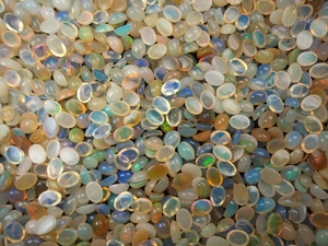 Excellent Cabochon ovale coupe 100% opale éthiopienne naturelle pierres précieuses en vrac matériel de bijoux prêt à expédier vente en gros à bas quantité minimale de commande - Product Image 2