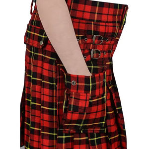 Kilts de Tartán Casuales para Mujer, Tallas Grandes, Kilts de Tartán Casuales para Mujer, Material Sostenible, Poliéster de la Mejor Calidad - Product Image 4