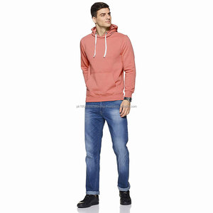 Sudaderas con Capucha de Primera Calidad para Hombre, Ropa Abrigada de Invierno en Color Rosa con Logotipo Personalizado, Técnica de Teñido Liso en Oferta - Product Image 3