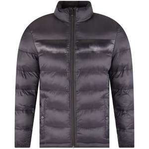 Veste bouffante pour hommes, haut court décontracté à manches bouffantes, avec fermeture éclair complète, parfait pour l'hiver - Product Image 1