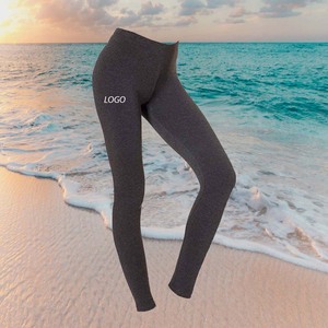 Leggings de yoga pour femmes en tissu biologique en bambou et en coton élasthanne - Product Image 4