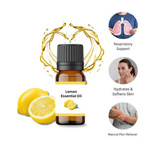 Huile Essentielle de Citron 100% Pure Pressée à Froid à Partir de Peaux Naturelles Certifiée GMP avec des Propriétés Éprouvées et Étonnantes - Product Image 2