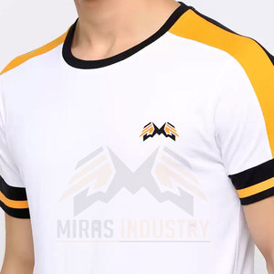 เสื้อยืดผู้ชายมาใหม่ สีพื้น ลายพิมพ์โดดเด่น ระบายอากาศได้ดี น้ำหนักเบา แห้งเร็ว ผ้าฝ้ายใยไผ่ - Product Image 6