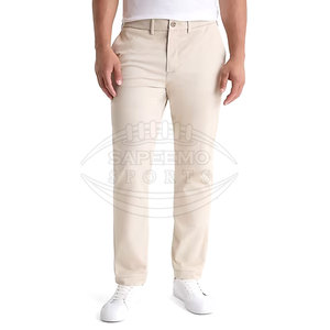 Pantalones Chinos para Hombre, Corte Slim, Elásticos, Ligeros, Casuales, de Lona No Tejida, con Botones, Resistentes al Viento, Diseño Moderno para el Trabajo - Product Image 1