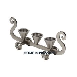 Fancy Creative New Trending Aluminio 10 Brazos Mesa Candelabro decorativo La mejor calidad Más vendidos Candelabro y soporte - Product Image 5