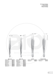 プレミアムステンレス鋼製 ジェラルド組織鉗子 7インチ カーブ デリケート 1x2歯 ファインポイント手術器具 精密用 - Product Image 4