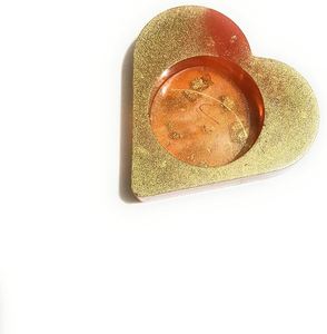 เชิงเทียนเรซินอีพ็อกซี่ที่เป็นเอกลักษณ์สำหรับห้องนั่งเล่นหรืองานอีเวนต์ที่มีสีสันชิ้นที่มีสไตล์สำหรับบ้าน - Product Image 4