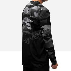 Maillot de cyclisme VTT à manches longues respirant et à séchage rapide, personnalisé en gros pour hommes adultes, avec logo imprimé numériquement OEM, pour moto et course automobile - Product Image 6