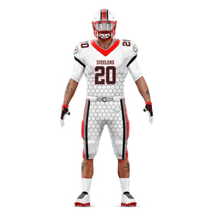 Conjuntos de Fútbol Americano con Parches, Equipos Bordados para Hombre, Ropa Deportiva de EE. UU., Transpirable, Pantalones Cortos, Nueva Llegada, Venta al por Mayor, Personalizado Digital - Product Image 3