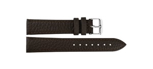 Unisex 208 Dark Brown Classic Luxury Genuine Leather Breathable Waterproof Stainless Steel Smart <b>Watch</b> Band Elastic Lightweight - Product Image 5