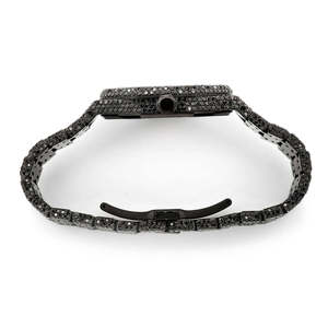 Luxury Fashion Hip Hop Iced Diamond <b>Watch</b> VVS Moissanite Stainless Steel Glass Analog Display Octagon Case Quartz Roman Numeral - Product Image 4