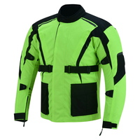 Jaket Kulit Cordura Pelindung Berkualitas Terbaik untuk Pria, Bernapas, Tahan Angin, Ukuran Besar, untuk Berkendara Motor Musim Panas