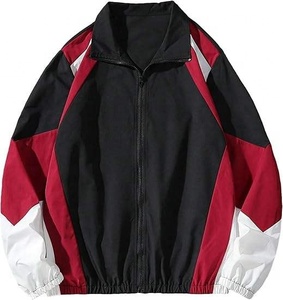 Chaqueta Deportiva Personalizada de Gran Tamaño, Estilo Urbano, Informal, Reflectante, Cortavientos, de Nailon, para Hombre - Product Image 1