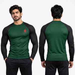 Camiseta Deportiva de Manga Larga para Hombre, Compresión, para Entrenamiento, Fitness, Running, Ciclismo, Surf, Gimnasio - Product Image 3