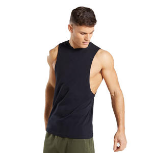 เสื้อกล้ามออกกำลังกายของผู้ชายผ้าโพลีเอสเตอร์ระบายอากาศได้ดีผ้าปักลายขนาดใหญ่พิเศษสำหรับ2025 - Product Image 4