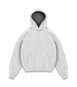 Sweat à capuche tendance double couche épais en coton coupe oversize streetwear avec logo personnalisé impression numérique respirant vente en gros OEM - Product Image 3