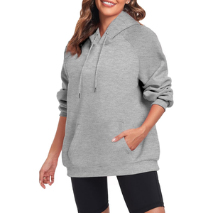 Sudadera con capucha ligera para mujer, sudaderas coreanas de algodón con capucha de tendencia, Sudadera con capucha personalizada, Sudadera con capucha de lana para mujer - Product Image 4