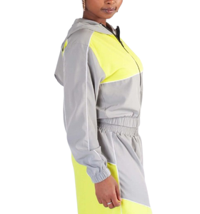 Personnalisé nouvelle mode coupe-vent femmes ensembles 2025 deux pièces Shorts ensemble élégant à manches longues Shorts costume léger Shorts ensemble - Product Image 3