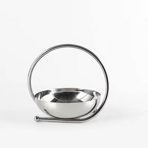 Bol en métal pour fruits secs, offre une durabilité exceptionnelle, un compagnon durable pour un usage quotidien et les occasions festives - Product Image 1