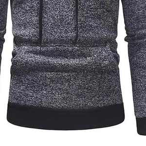 Sweat-shirt épais en coton lourd de qualité supérieure, à manches longues, à col rond, à lavage acide, pour hommes, en gros - Product Image 6