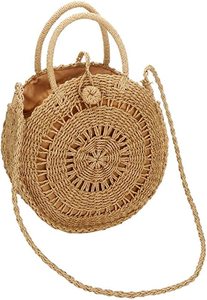 Sac fourre-tout en paille pour femmes grande capacité Shopping fourre-tout bohème sac à bandoulière voyage sac de plage avec doublure OEM - Product Image 2