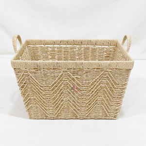 Artex Dong Thap Handmade Wicker Storage <b>Baskets</b> Paper <b>Rope</b> Craft Gift Boxes for Home Organization and Decorative Display - Product Image 1