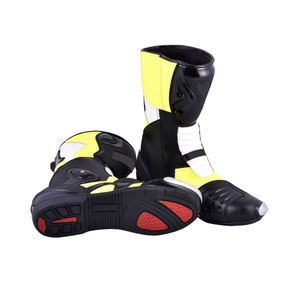 Botas de cuero genuino para motocicleta superventas, diseño plano impermeable de alta calidad, precio al por mayor del fabricante directo de invierno - Product Image 3