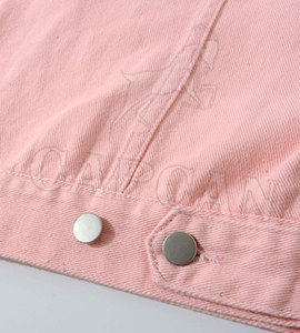 Veste à col rabattu en denim ample et décontractée pour femmes Design de Pékin personnalisé avec doublure en laine respirante Matériau de remplissage en coton - Product Image 5