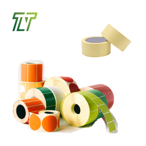 Cinta adhesiva de color estirable transparente de alta resistencia Papel recubierto de calidad Etiqueta de impresión de oficina Calidad de exportación para uso de oficina - Product Image 1