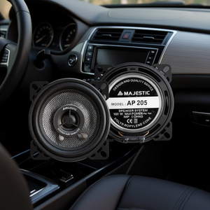Altavoces para Auto Majestic AP 205 de 100W, Par de Altavoces de 2 Vías de 10 cm con Amplificadores de Polipropileno Negro - Product Image 3